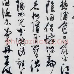 明代 陈淳 草书《陈淳书王勃 李白 王昌龄诸人采莲曲(12)》毛笔书法草书作品图片欣赏