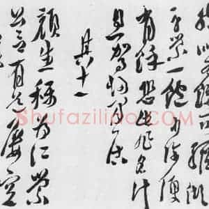 明代 徐渭 行书《徐渭书陶渊明饮酒等二十三首(12)》毛笔书法行书作品图片欣赏