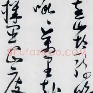 明代 张瑞图 草书《张瑞图书木兰诗(11)》毛笔书法草书作品图片欣赏