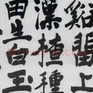 明代 陈淳 行书《陈淳书王维诗(6)》毛笔书法行书作品图片欣赏
