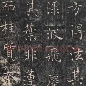 唐代 褚遂良 楷书《雁塔圣教序 之二十六》毛笔书法楷书作品图片欣赏