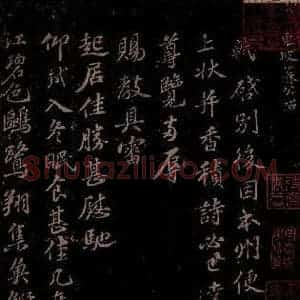 宋代 苏轼《给程正辅信一之一》毛笔书法作品图片欣赏