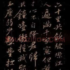 宋代 苏轼《送杨礼先知广安军之二》毛笔书法作品图片欣赏