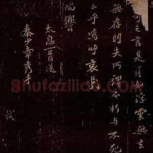 宋代 苏轼《太息送秦少章秀才之一》毛笔书法作品图片欣赏