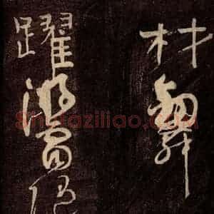 唐代 颜真卿 草书《裴将军诗 之六》毛笔书法草书作品图片欣赏