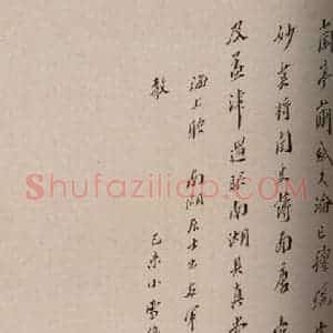 清代 王揖唐 草书《澄清堂帖·题跋 之十四》毛笔书法草书作品图片欣赏