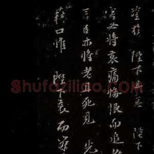 宋代 苏轼 楷书《代张方平谏用兵书 之十六》毛笔书法楷书作品图片欣赏