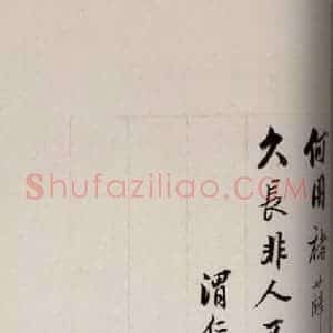 清代 徐渭仁 草书《英光堂米帖·题跋 之四》毛笔书法草书作品图片欣赏