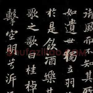北宋 苏轼《赤壁赋之三》毛笔书法作品图片欣赏