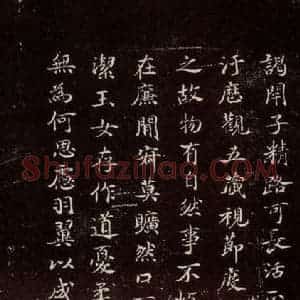 宋代 宋高宗 小楷《临黄庭经 之四》毛笔书法小楷作品图片欣赏