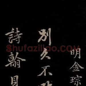 明代 金琮 草书《与明望书 之一》毛笔书法草书作品图片欣赏