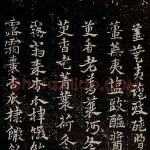 三国 皇象 草书《急就章 之五十五》毛笔书法草书作品图片欣赏