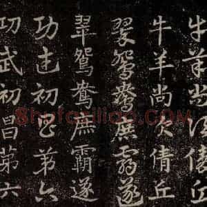 三国 皇象 草书《急就章 之八》毛笔书法草书作品图片欣赏