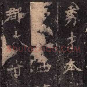 北魏 楷书《张猛龙碑 之十三》毛笔书法楷书作品图片欣赏