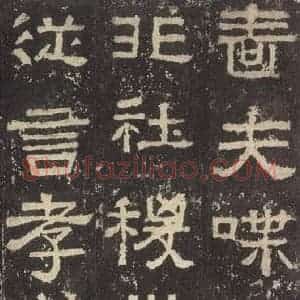 汉代 韦荫 篆《张迁碑 之十二》毛笔书法篆作品图片欣赏