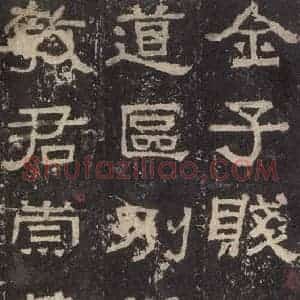 汉代 韦荫 篆《张迁碑 之二十二》毛笔书法篆作品图片欣赏
