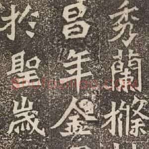 北魏 楷书《孙秋生造像记 之六》毛笔书法楷书作品图片欣赏