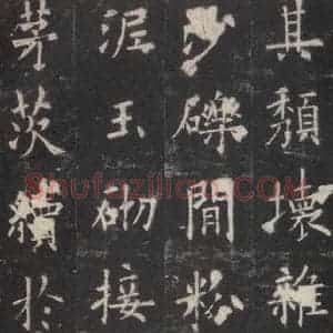 唐代 欧阳询 楷书《九成宫醴泉铭 之十五》毛笔书法楷书作品图片欣赏