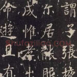 唐代 张增 楷书《段行琛碑 之十九》毛笔书法楷书作品图片欣赏