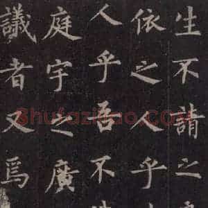 唐代 裴休 楷书《圭峰禅师碑 之三十六》毛笔书法楷书作品图片欣赏
