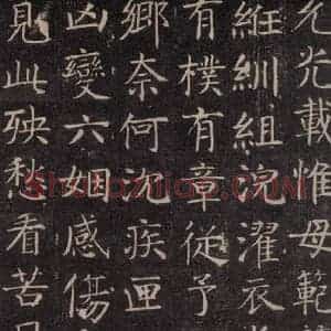 唐代 颜真卿 楷书《王琳墓志 之十四》毛笔书法楷书作品图片欣赏