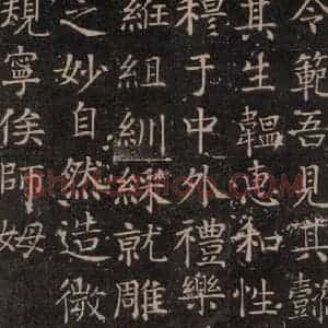 唐代 颜真卿 楷书《王琳墓志 之五》毛笔书法楷书作品图片欣赏