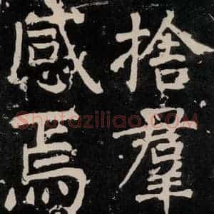 唐代 颜真卿 正书《八关斋功德记 一一三》毛笔书法正书作品图片欣赏