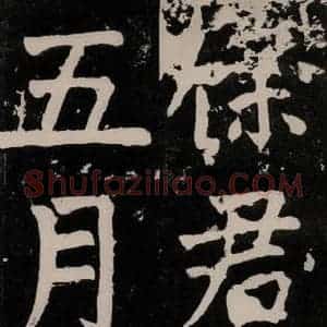 唐代 颜真卿 正书《八关斋功德记 一三一》毛笔书法正书作品图片欣赏