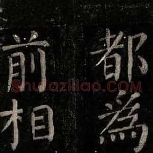 唐代 颜真卿 楷书《乞题放生池额表碑阴记 之十三》毛笔书法楷书作品图片欣赏