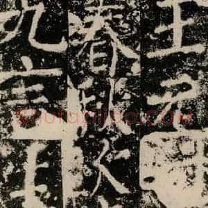 唐代 颜真卿 篆书《殷君夫人颜氏碑 之二十五》毛笔书法篆书作品图片欣赏