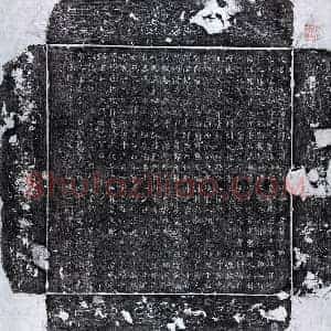 唐代 楷书墓志拓片《唐唐白泽墓志》高清图片欣赏