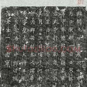 唐代 篆书 楷书墓志拓片《唐卢鶠妻单于吉华墓志》高清图片欣赏