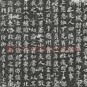 唐代 楷书墓志拓片《唐卢士举妻李省墓志》高清图片欣赏