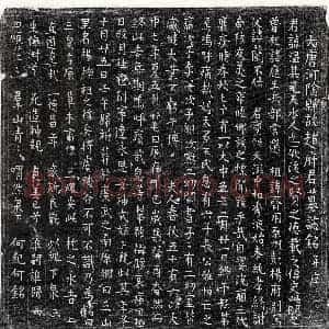 唐代 楷书墓志拓片《唐赵温墓志》高清图片欣赏