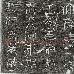 唐代 篆书 楷书墓志拓片《唐韦整妻柳无量力墓志》高清图片欣赏