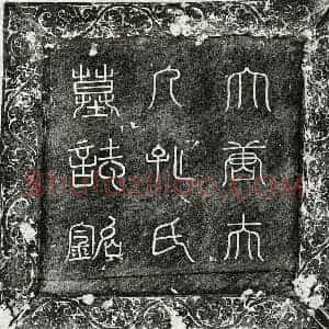 唐代 篆书 楷书墓志拓片《唐郑君妻孔果墓志》高清图片欣赏