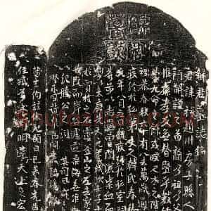 唐代 篆书 正书墓志拓片《唐解禄墓志》高清图片欣赏