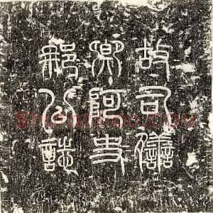 唐代 篆书 楷书墓志拓片《伪燕阿史那明义之墓志》高清图片欣赏