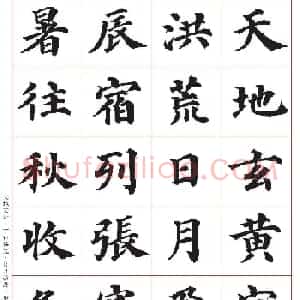 台湾陈忠建书法创作《千字文》系列