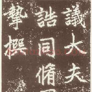赵孟頫行楷书法欣赏《元故太常博士敬君墓碣铭并序》