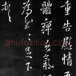 东晋王羲之行草书欣赏《重告帖》