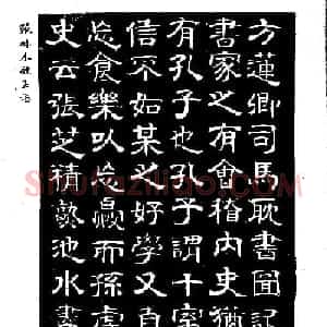 张延济书法欣赏《司马耽书图记》