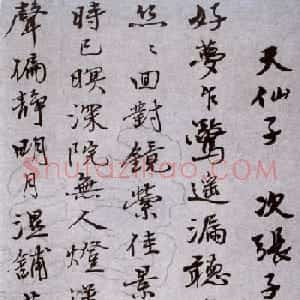 吴湖帆行楷书法欣赏《佞宋词痕册》