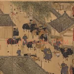 宋人字画：楷书胡笳十八拍+文姬归汉图
