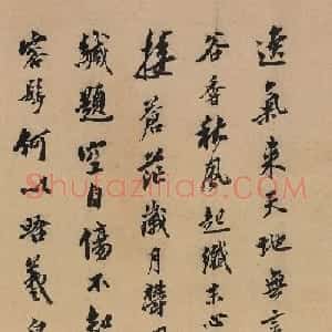 清代书法大家翁方纲题郑所南墨兰图