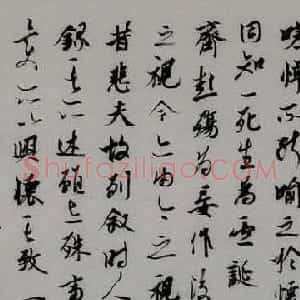 徐强书法长卷兰亭序作品