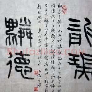 丛文俊书法代表作《龙瑞十二品》欣赏