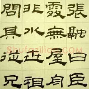 清代金农书法隶书欣赏《传记册》