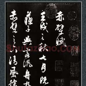 文徵明87岁行草书法《赤壁赋》两种