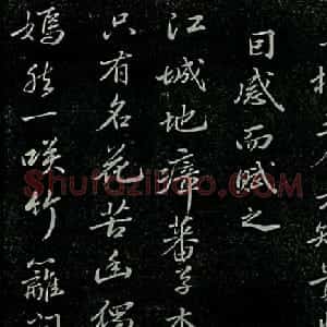 苏东坡书法欣赏《定慧院海棠诗》